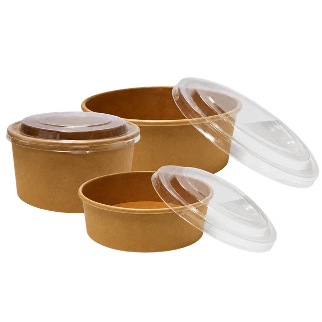 Kraft Bowl with Lid